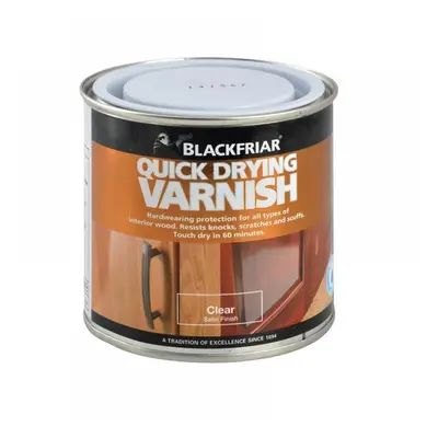 Blackfriar BF0270002E1 Quick Drying Duratough Interior Varnish Clear Satin 500Ml