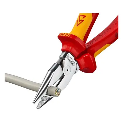 Knipex 08 26 185 Sb Needle-Nose Combination Pliers Insulated With Multi-Component Grips Vde-Test