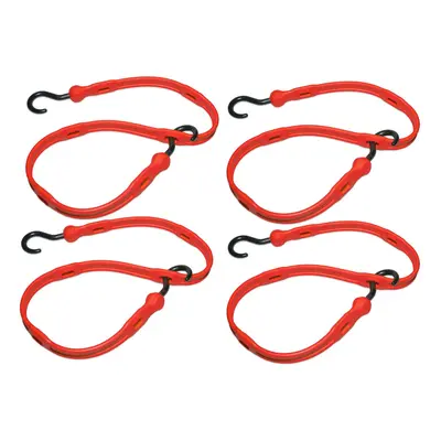 The Perfect Bungee As36R4Pk-Bxst Adjust-A-Strap Bungee Cords In Red 91Cm/36In (Pack Of 4)