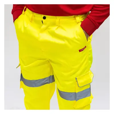 Timco Hi-Visibility Executive Trousers - Yellow Bag 1 HVTRSMED