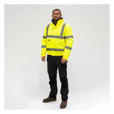 Timco Hi-Visibility Bomber Jacket - Yellow Bag 1 HVJXXL