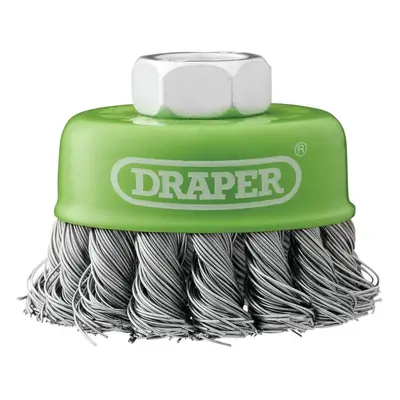 Draper Stainless-Steel Twist-Knot Wire Cup Brush 65Mm M14 each 1 08053