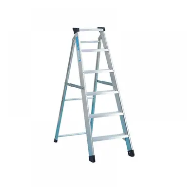 Zarges 49604 Industrial Swingback Steps Open 0.87M Closed 0.98M 4 Rungs