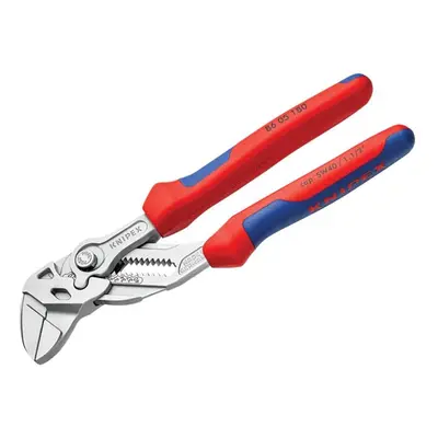 Knipex 86 05 180 SB Pliers Wrench Multi-Component Grip 180Mm