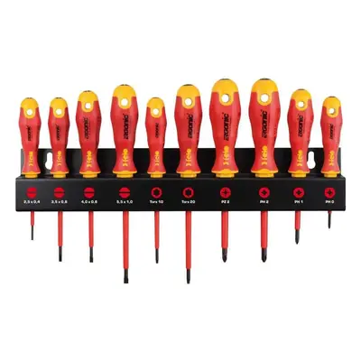 Felo FE41491093 Sd Ergonic Vde Set Xl Rack 10-Pcs. Sl/Ph/Pz/Torx®