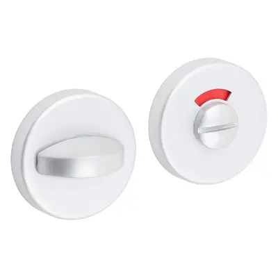 Timco Contractors Bathroom Thumb Turn & Release On Rose Set - Satin Anodised Aluminium Bag 1 725