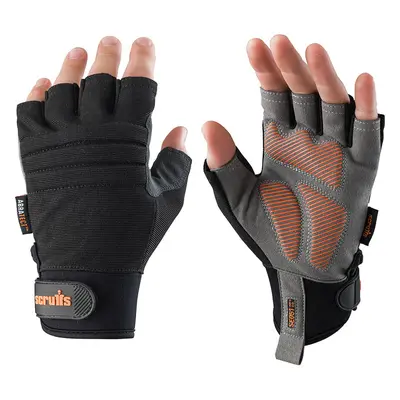 Scruffs T51004 Trade Fingerless Gloves Black L / 9 Each 1