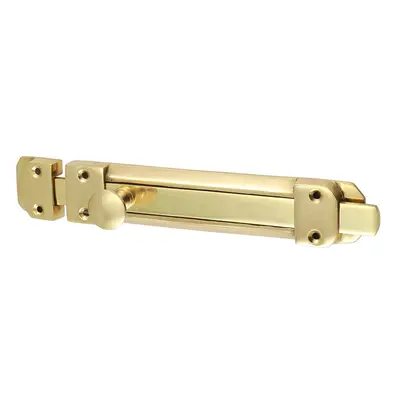 Timco Contract Flat Section Bolt - Polished Brass TIMpac 1 200136P