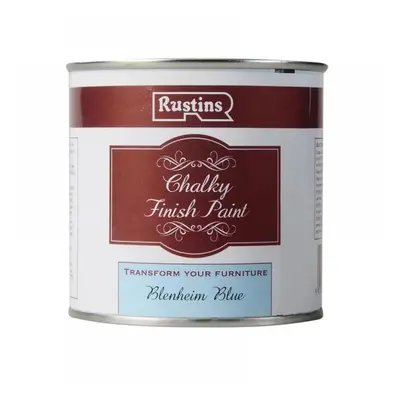 Rustins CHAPB250 Chalky Finish Paint Blenheim Blue 250Ml