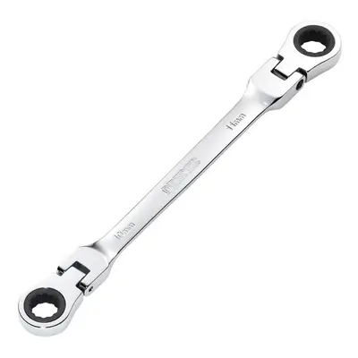 Draper Hi-Torq® Metric Flexible Head Double Ring Ratchet Spanner 10 X 11Mm each 1 27745