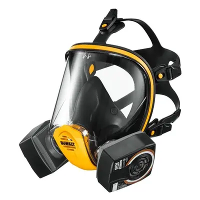 Dewalt Respiration A2P3 Full Face Mask Respirator - Large DXIR1FFMLA2P3