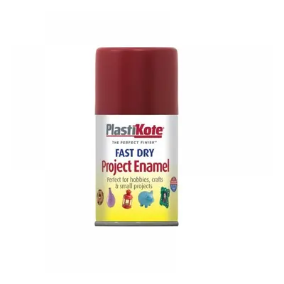 Plastikote 001340 Fast Dry Enamel Aerosol Metallic Red 100Ml