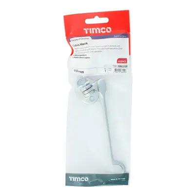 Timco Cabin Hook - Polished Chrome TIMpac 1 200221P