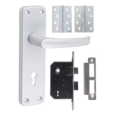 Timco Contractors 3L Lock Door Pack - Satin Anodised Aluminium Box 1 200967