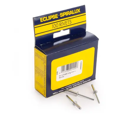 Eclipse A24L Aluminium Rivets Long 4Mm - Box Of 100