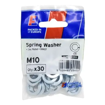 Forgefix Spring Washer M10 Forgepack 30 FPKSW10