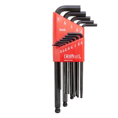 Eklind 13213 Imperial Ball-End Hex-L Long Series Key Set 13 Piece (.050 - 3/8in)