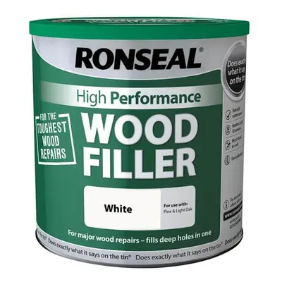 Ronseal 38239 High-Performance Wood Filler White 3.7Kg