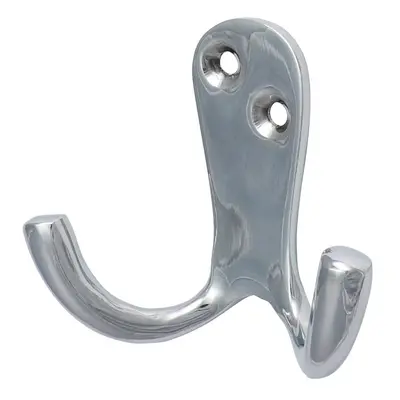 Timco Double Robe Hook - Polished Chrome TIMpac 1 200611P