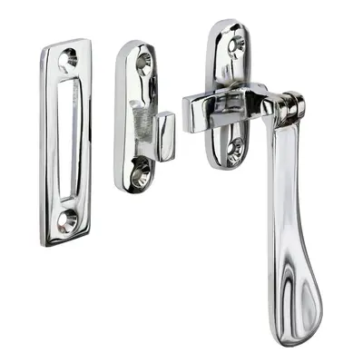 Timco Hook & Mortice Plate Casement Fastener - Polished Chrome TIMpac 1 949606P