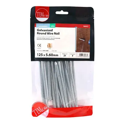 Timco GRW125MB Round Wire Nails - Galvanised 125 X 5.60