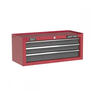 Sealey AP22309BB Mid-Box 3 Drawer With Ball-Bearing Slides - Red/Grey