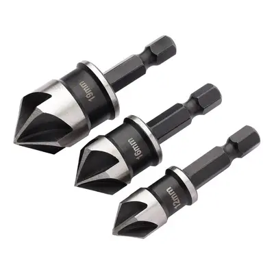 Draper Countersink Bit Set (3 Piece) Pk 1 12430