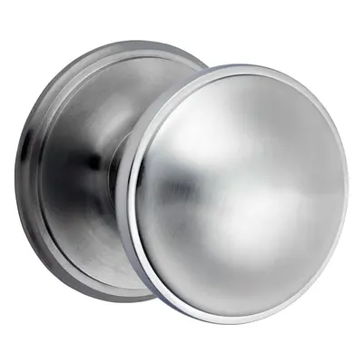 Timco Centre Door Knob - Satin Chrome TIMbag 1 200322P