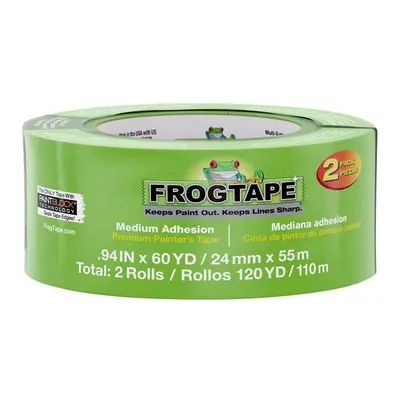 Shurtape 242867 Frogtape® Multi-Surface Masking Tape 24Mm X 55M (2 Pack)