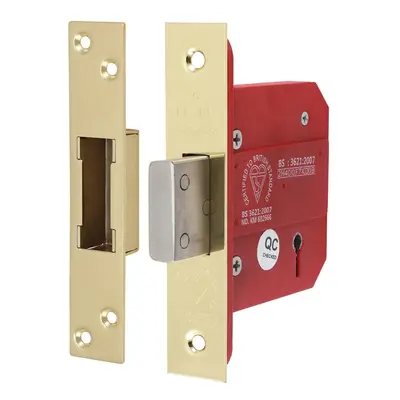 Timco 5 Lever British Standard Ce Deadlock - Electro Brass Box 1 675725