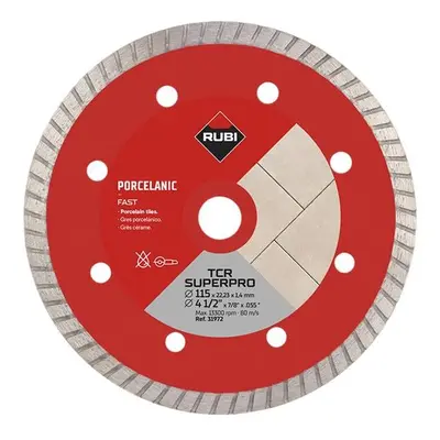 Rubi Tiling Tools 31972 Tcr115 Superpro Diamond Blade 115Mm