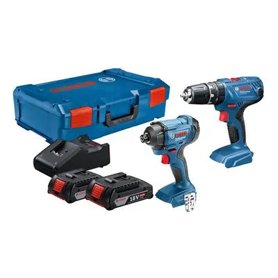 Bosch 06019G5172 Professional Twin Pack 18V 2 X 2.0Ah Li-Ion