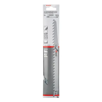 Bosch S1542K (2608650682) Reciprocating Saw Blades For Wood (Pack Of 5)