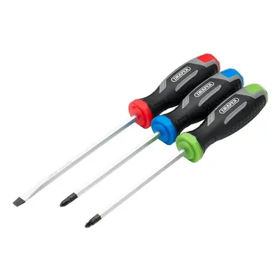 Draper Pound Thru Soft Grip Screwdriver Set (3 Piece) Pk 1 13486