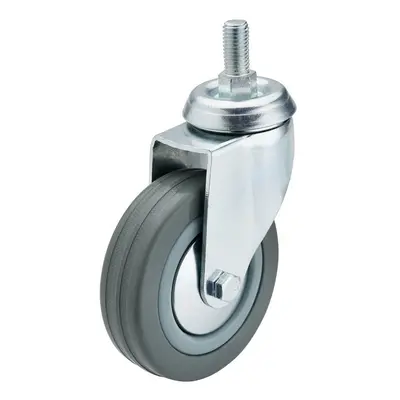 Draper Swivel Bolt Fixing Rubber Castor 100Mm Diameter S.w.l. 80Kg 65480