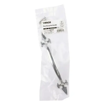 Timco Fleur De Lys Pull Handle - Polished Chrome Bag 1 200743