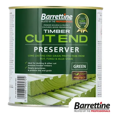 Barrettine Timber Cut End Preserver - Green Tin 1 TEGR001