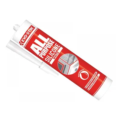 Evo-Stik 30613608 112902 All Purpose Flex Silicone Sealant White C20