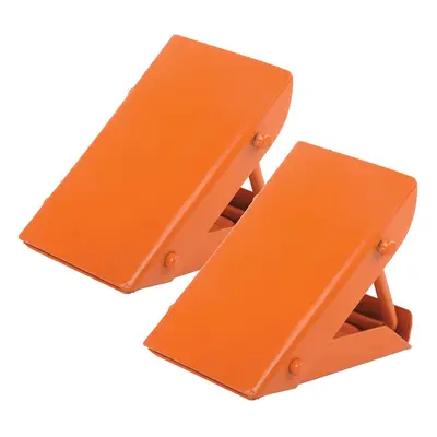 Silverline 525748 Folding Steel Wheel Chocks Pair Each 1