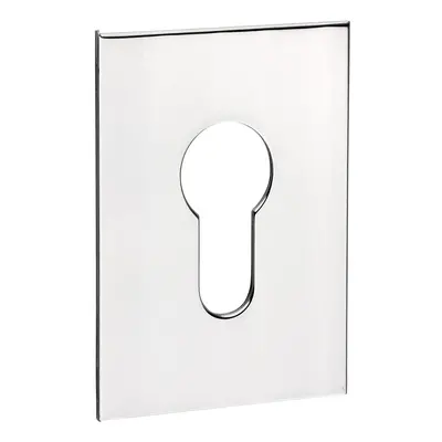 Timco Euro Profile Self-Adhesive Escutcheon - Oblong - Polished Stainless Steel TIMpac 1 200546P