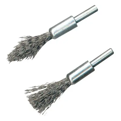 Silverline 190316 Steel De-Carb Brush Set 2Pk 6Mm Shank Each 2