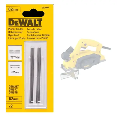 Dewalt Dt3906 Tct Planer Blades 82Mm (Pack Of 2)