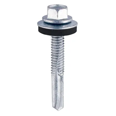 Timco ZH80W16 Self-Drilling Screws - Hex - For Heavy Section Steel - Zinc - With Epdm Washer 5.5