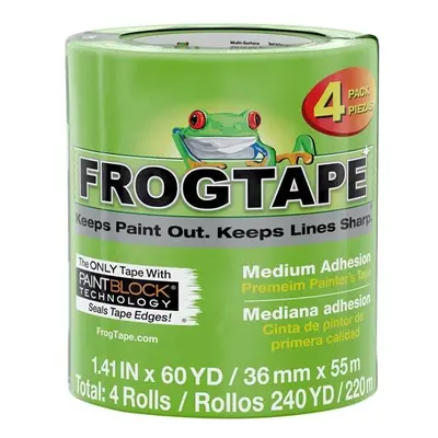 Shurtape 240660 Frogtape® Multi-Surface Masking Tape 36Mm X 55M (4 Pack)