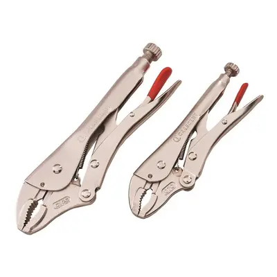 Crescent® Curved Jaw Locking Pliers With Wire Cutter Set 2 Piece CLP2SETN-08