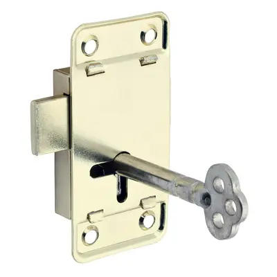 Timco Small Cupboard Lock - Electro Brass TIMpac 1 204672P