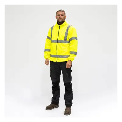 Timco Hi-Visibility Fleece Jacket - Yellow Bag 1 HVFJMED