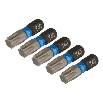 Draper Expert 05497 Tx-Star® Impact Screwdriver Bits T40 X 25Mm 1/4in Hex (Pack Of 5) each 1