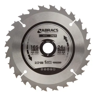 Abracs Tct16524 Tct Circular Saw Blade For Wood 165 X 20Mm X 24T