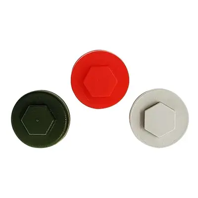 Techfast TFCC16PR Coloured Cover Caps 16Mm (Box Of 100)